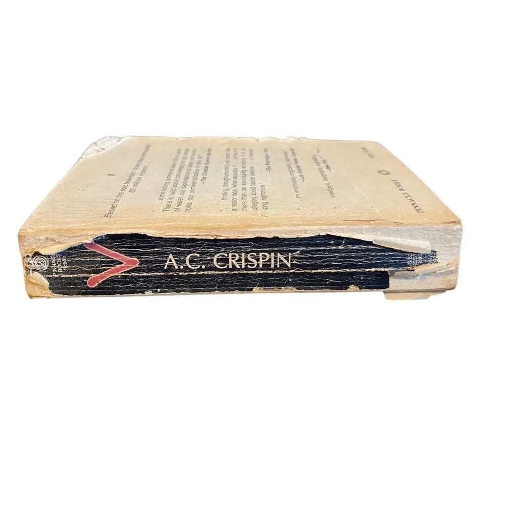 V by A C Crispin Paperback Book Novel 1984 Fiction Literature